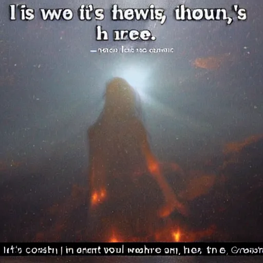 Image similar to it's so powerful! it can crush us, like a giant hand, if we're not careful. it can make us feel like we're weighed down, like we can't move. it's like a heavy blanket, smothering us.