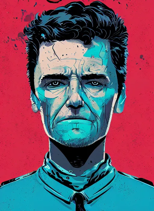 Prompt: delirium face portrait by petros afshar, tom whalen, laurie greasley, war by greg rutkowski