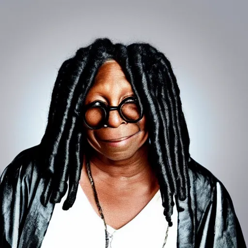 Image similar to whoopi goldberg as a bird