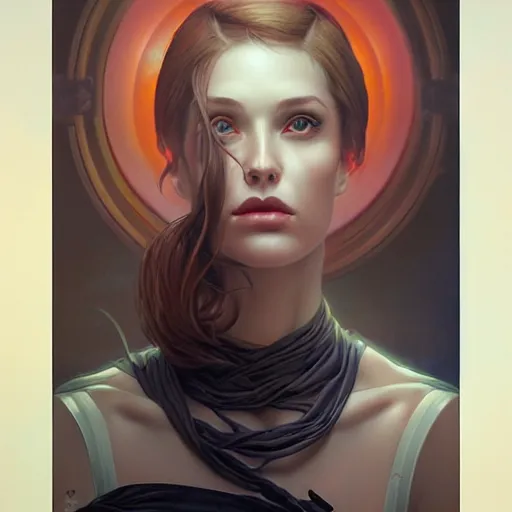 Prompt: Lofi portrait by Stanley Artgerm and Tom Bagshaw and Tristan Eaton