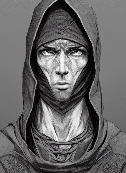 Prompt: detailed portrait a random guy with hoodie, behance hd artstation, by alex ross, mina petrovic, laica chrose, amano, usamaru furuya, and kazuo umezu, masculine, detailed character, art nouveau, classic - gothic, gothic, character concept design, dynamic light, stylised illustration, disco elysium, highly details