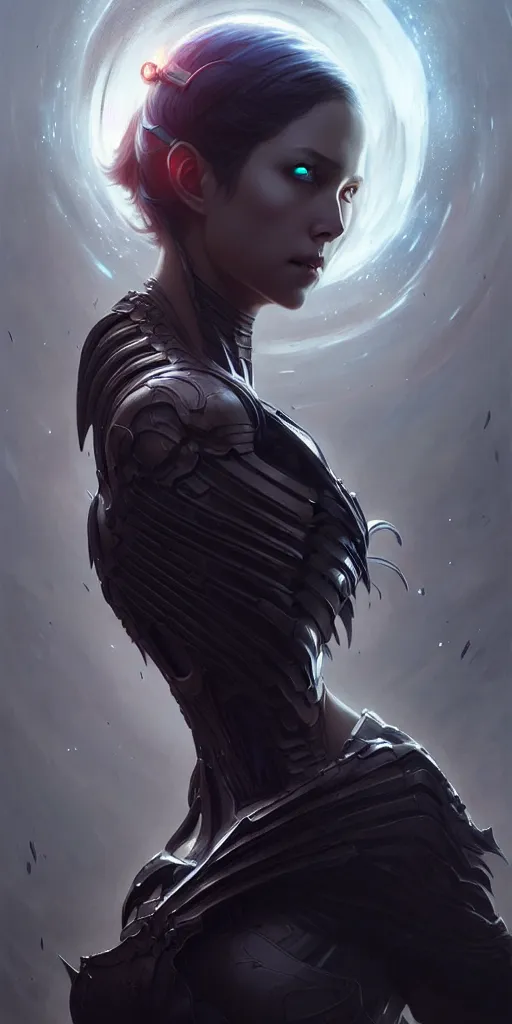 Image similar to Death is swallowed up in victory, artwork by artgerm, scifi, D&D, fantasy, intricately detailed, elegant, digital painting, smooth, sharp focus, art by greg rutkowski and Eric Wallis