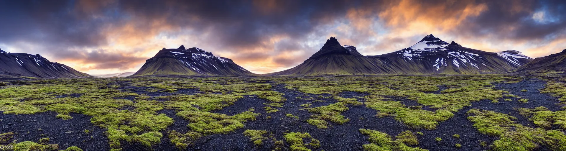 Prompt: beautiful mountain landscape sunrise of iceland, art, high detail, high definition, photorealistic, hdr,