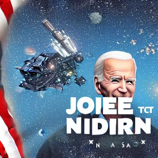 Prompt: Joe Biden in No Man's sky