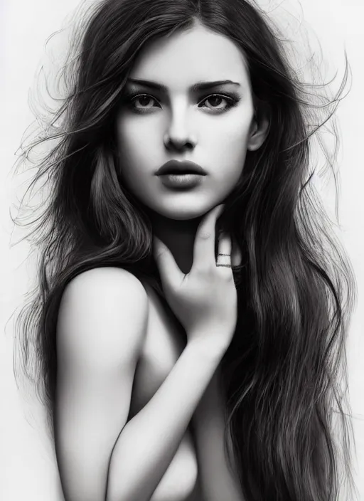 Image similar to a gorgeous female, photo by irving penn, realistic, smooth face, perfect eyes, symmetrical, full body shot, wide angle, sharp focus, 8 k high definition, insanely detailed, intricate, elegant, art by artgerm