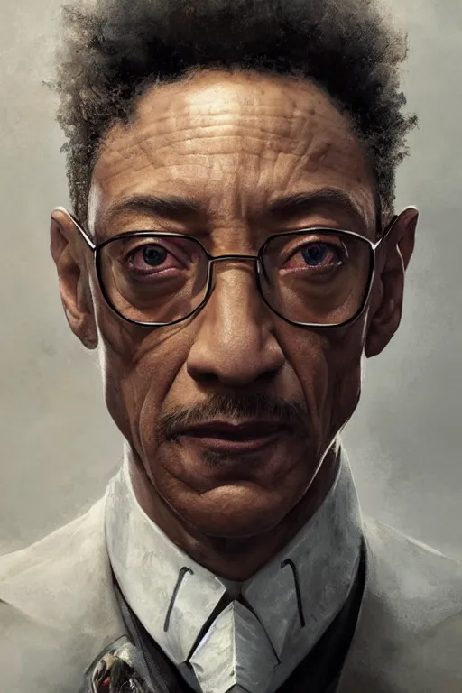 Image similar to Portrait of Giancarlo Esposito as Charles Xavier, marvel comics, x-men, dark, intricate, highly detailed, smooth, artstation, digital illustration by Ruan Jia and Mandy Jurgens and Artgerm and Wayne Barlowe and Greg Rutkowski