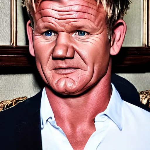 Image similar to Gordon Ramsay plays Sherlock Holms