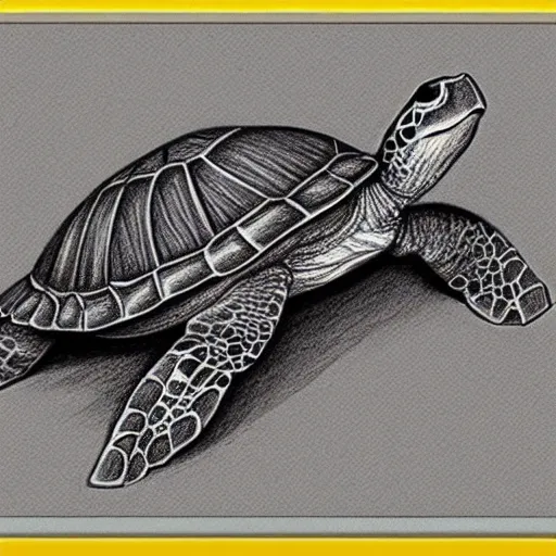 How To Draw A Turtle : Pencil Sketch : Turtle Drawing - YouTube