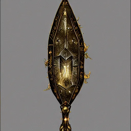 Prompt: an opulent and elegant handaxe, rpg item, fantasy concept art