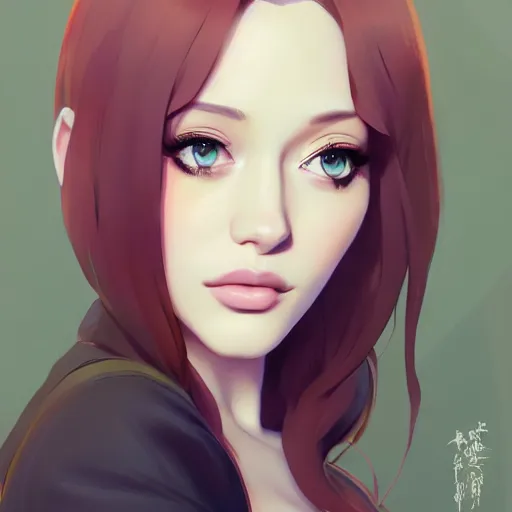 Prompt: a beautiful christina hendricks kat dennings kim kardashian nicki minaj alluring instagram model by guweiz and wlop and ilya kuvshinov and artgerm and makoto shinkai and studio ghibli, symmetrical eyes, aesthetic, gorgeous, stunning, alluring, attractive, artstation, deviantart, pinterest, digital art