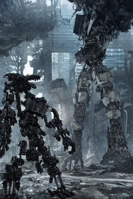 Image similar to a futurecore boxing humanoid mecha in ruin city, bright, by real steel ( 2 0 1 1 ), eve venture, raymond swanland, cryengine, post apocalyptic, mechanical structure, unreal engine 5, camouflage scheme, sharp focus, 8 k realistic, hyper detailed, bright, ray tracing, realistic shaded, smooth face