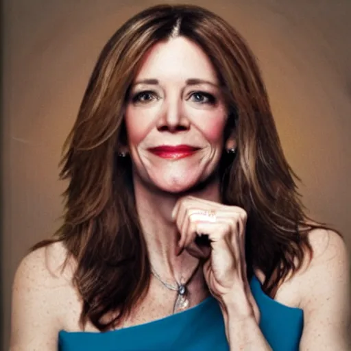 Prompt: Marianne Williamson as a goddess