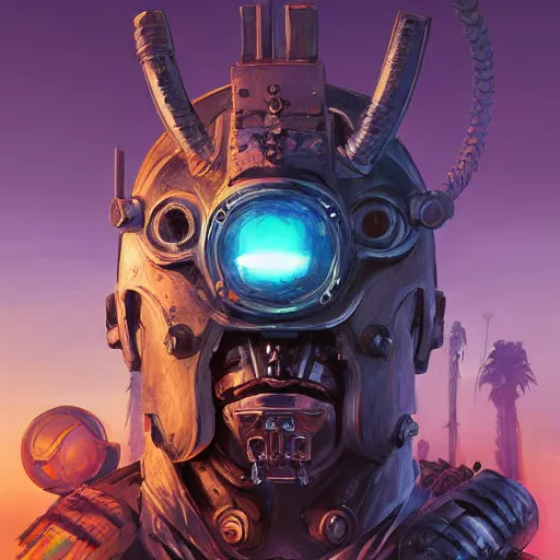 Image similar to cyberpunk viking helmet mask warrior goddess robot ninja fantasy, art gta 5 cover, official fanart behance hd artstation by jesper ejsing, by rhads, makoto shinkai and lois van baarle, ilya kuvshinov, ossdraws