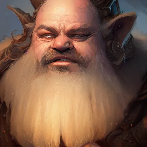 Prompt: a detailed portrait of a dwarf cleric, by justin gerard and greg rutkowski, digital art, realistic painting, dnd, character design, trending on artstation