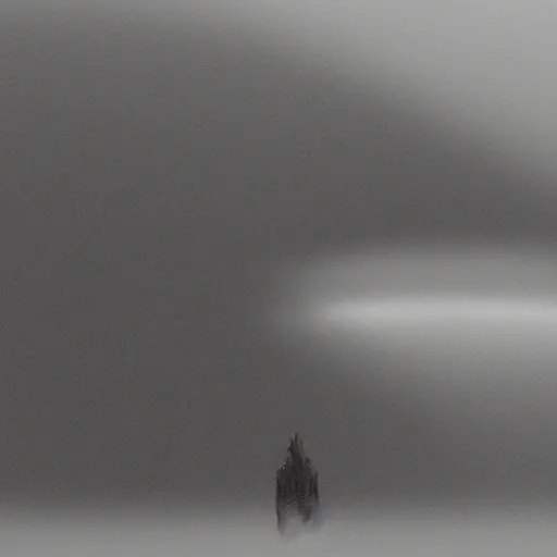 Prompt: a pencil sketch of a mech on an alien planet. moody. atmospheric. fog. cinematic