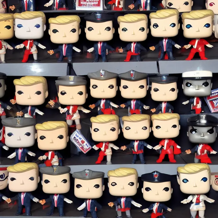 Image similar to funko pop of Donald Trump, fantasy, funko pop