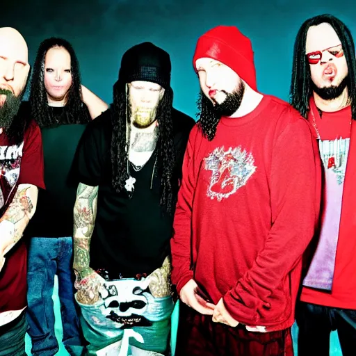 Image similar to limp bizkit and korn