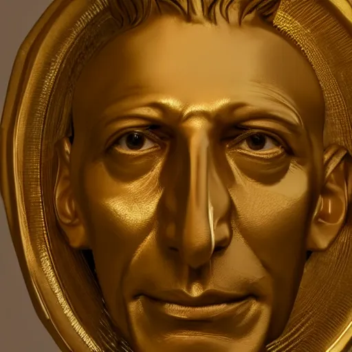 Prompt: hyperrealistic dslr film still of jeff goldblum face disguised as gold doubloon, stunning 8 k octane comprehensive 3 d render, inspired by istvan sandorfi & greg rutkowski & unreal engine, perfect symmetry, dim volumetric cinematic lighting, extremely hyper - detailed, incredibly real lifelike attributes & flesh texture, intricate, masterpiece, artstation, stunning