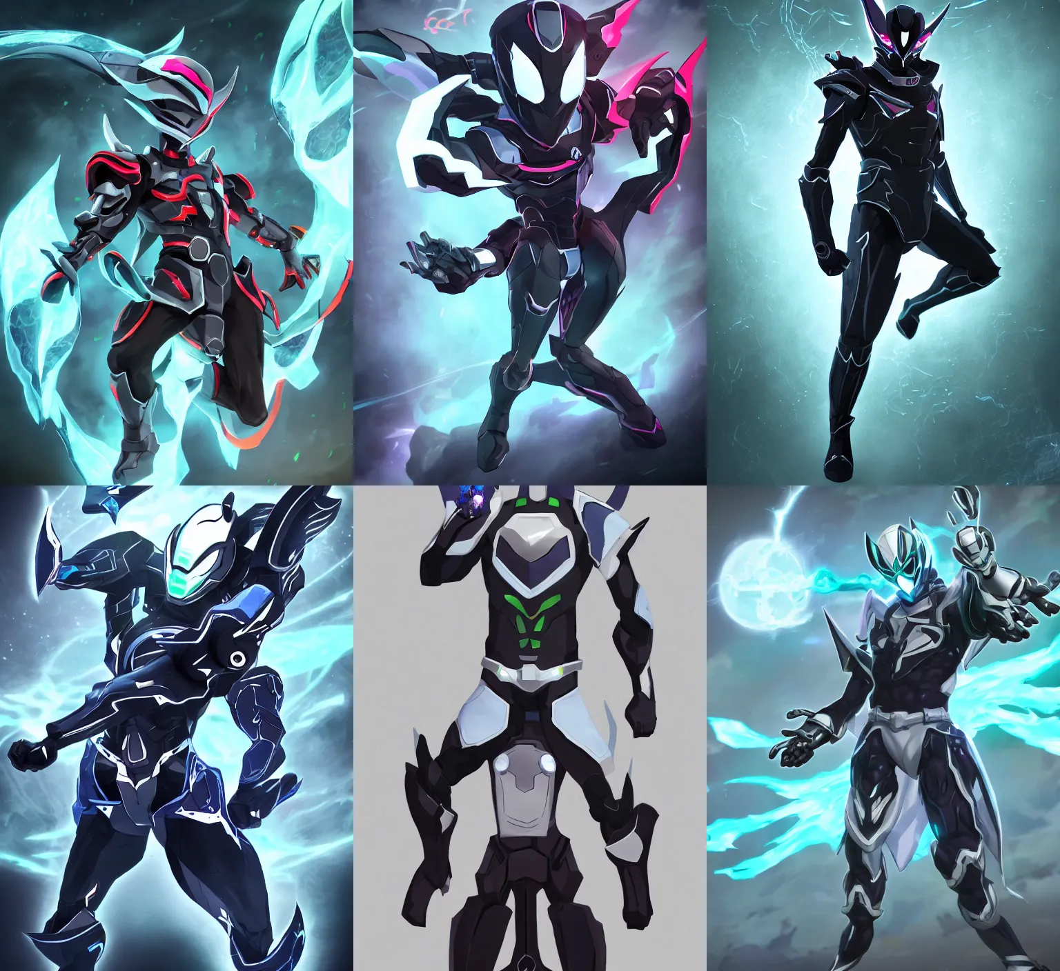 Prompt: full body character portrait of ghost kamen rider doing a henshin pose, league of legends splash art, kamen rider, kamen rider ghost, digital painting, digital illustration, 8 k, octane render, rubber suit, tokusatsu, in the style of studio trigger, animation, anime illustration, studio trigger, studio bones, production i. g.