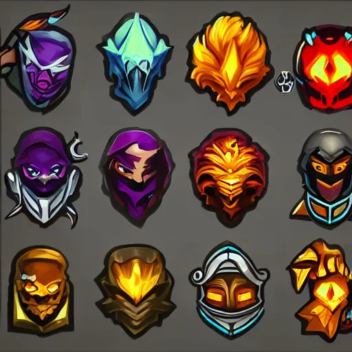 Image similar to moba skill icons, hand painted, dark fantasy, high contrast, hd