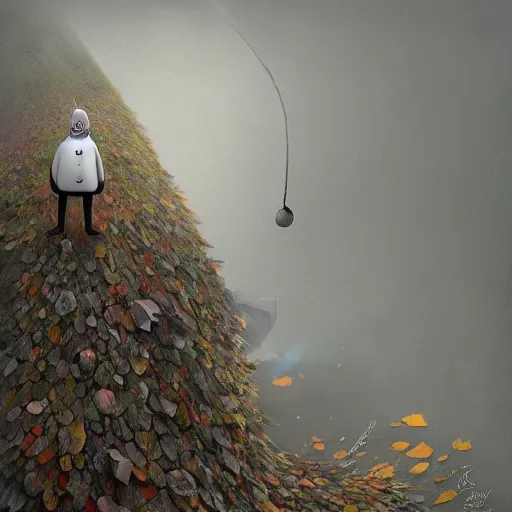 Image similar to Joker, artwork by Gediminas Pranckevicius,