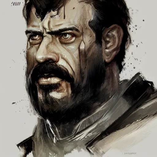 Image similar to portrait of hernan cortes, colourised, face portrait, epic, tragic, military art, fantasy, dieselpunk, hd shot, digital portrait, beautiful, artstation, comic style, by artgerm, guy denning, jakub rozalski, magali villeneuve and charlie bowater