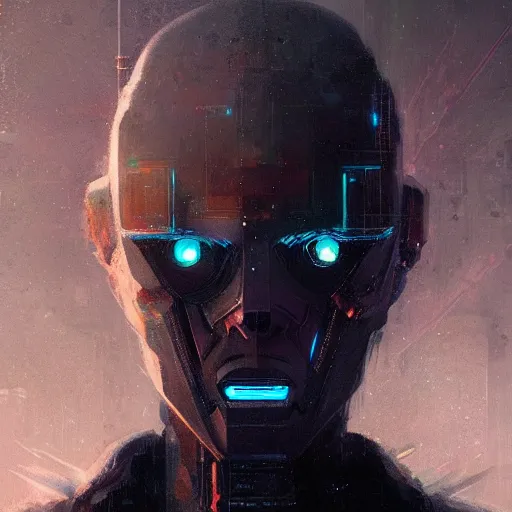 Prompt: evil artificial intelligence, neuromancer, cyberspace, painted by greg rutkowski, painted by magali villeneuve, digital art, trending on artstation, wintermute