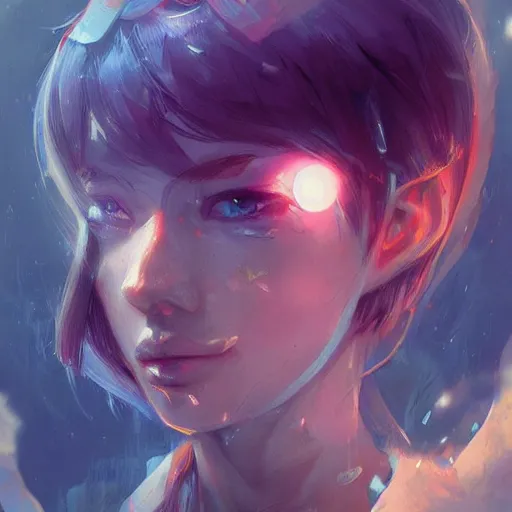 Prompt: puzzled, arwork by ross tran