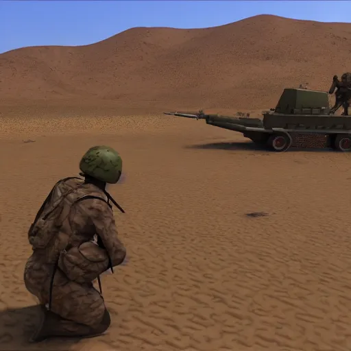 Image similar to muslim army in the desert very detailed 4 k detailed super realistic