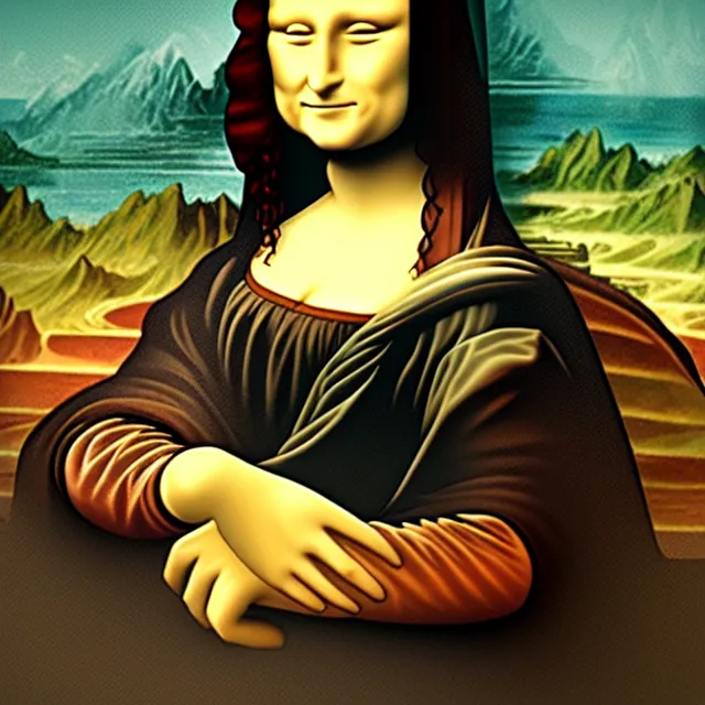 Anime Monalisa, Digital Arts by Melih Ortatepe