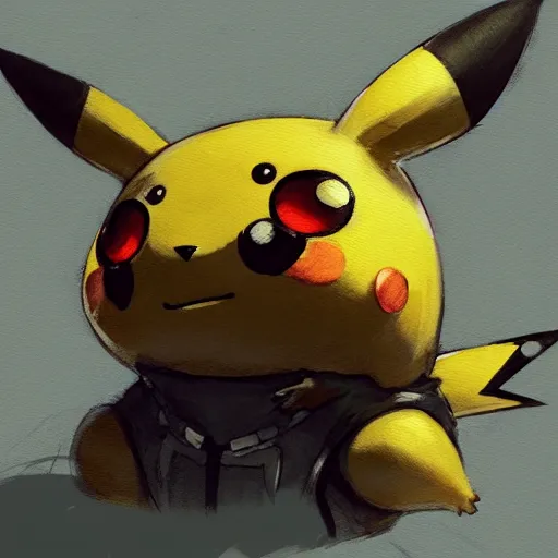 Image similar to concept art of pikachu like fish, highly detailed painting by dustin nguyen, akihiko yoshida, greg tocchini, greg rutkowski, cliff chiang, 4 k resolution, trending on artstation, 8 k