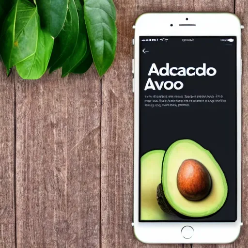 Image similar to ios app icon, travel, avocado