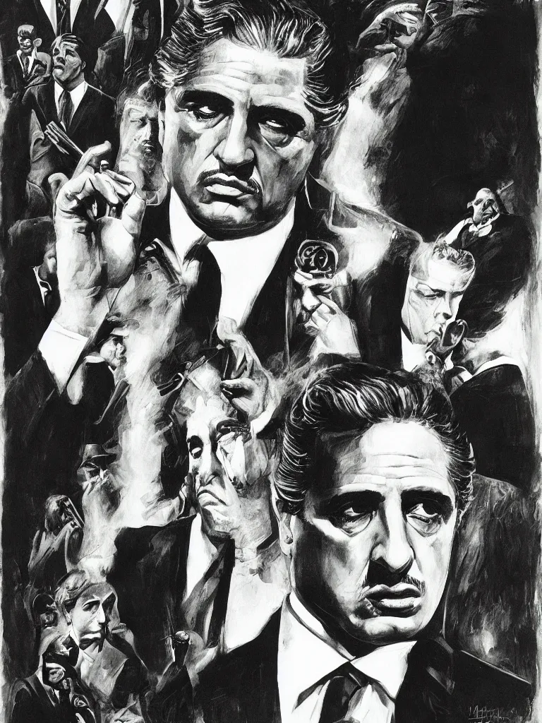 Image similar to The Godfather by Martin Handford