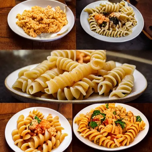 Prompt: pasta food photography