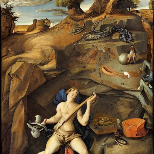 Image similar to allegory of jackrabbits and jackhammers