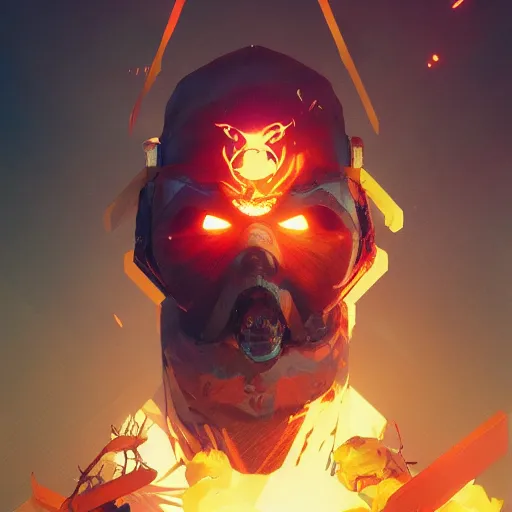 Image similar to portrait of the angry toast was alive, volumetric lighting, dynamic composition, fantasy, hyper detailed, ultra realistic, sharp focus, octane render, concept art by sachin teng and sergey kolesov and ruan jia and heng z