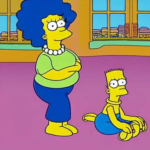 Image similar to Yo-Yo art on The Simpsons