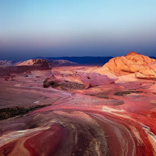 Prompt: 8K, award-winning photo of a national park in Venus, National Geographic cover