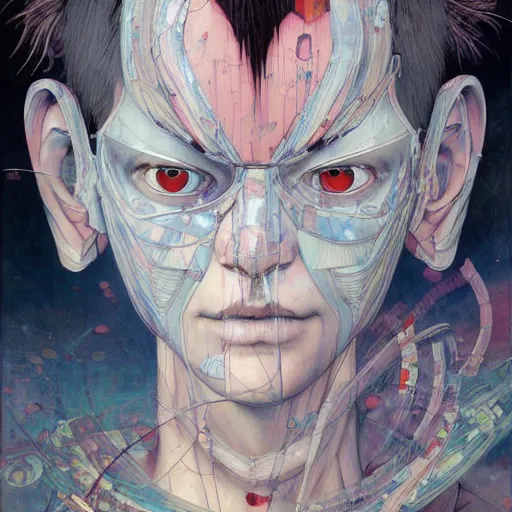 Image similar to citizen portrait soft light painted by james jean and katsuhiro otomo and erik jones, inspired by ghost in the shell anime, smooth face feature, intricate oil painting, high detail illustration, sharp high detail, manga and anime 1 9 9 9