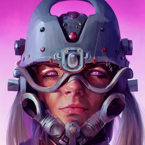 Image similar to cyberpunk viking helmet mask warrior goddess robot ninja fantasy, art gta 5 cover, official fanart behance hd artstation by jesper ejsing, by rhads, makoto shinkai and lois van baarle, ilya kuvshinov, ossdraws