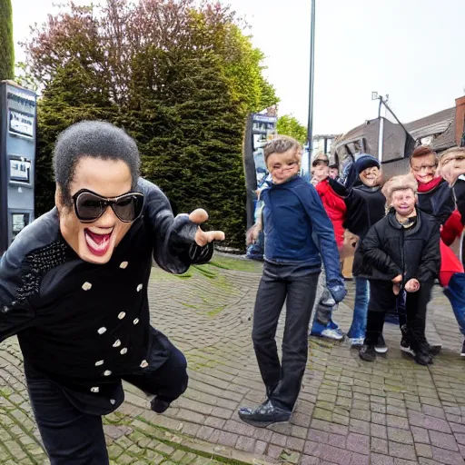 Image similar to michael jackson in waalwijk