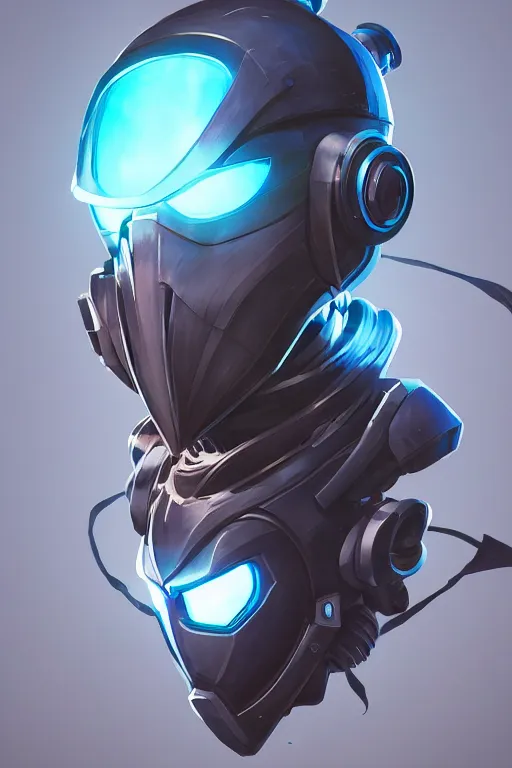 Image similar to epic mask helmet robot ninja portrait stylized as fornite style game design fanart by concept artist gervasio canda, behance hd by jesper ejsing, by rhads, makoto shinkai and lois van baarle, ilya kuvshinov, rossdraws global illumination radiating a glowing aura global illumination ray tracing hdr render in unreal engine 5