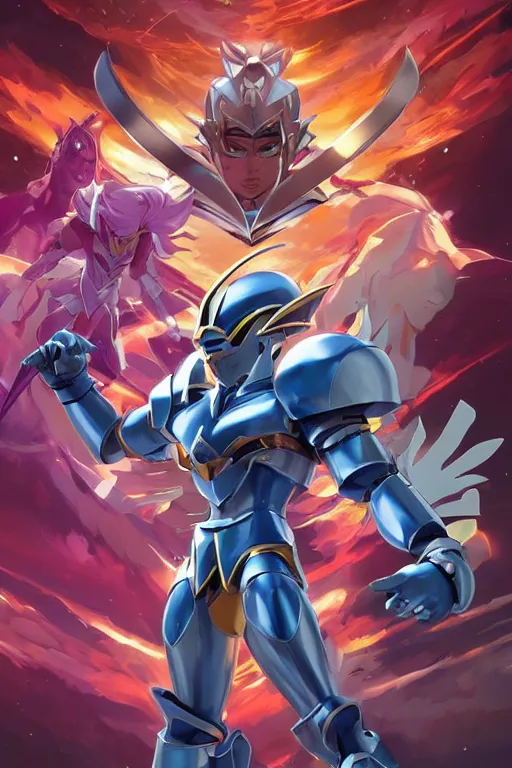 Image similar to 3 d 2 0 2 2 knights of the zodiac saint seiya battle for sanctuary hero suit armor comics mask minimalist, behance hd by jesper ejsing, by rhads, makoto shinkai and lois van baarle, ilya kuvshinov, rossdraws global illumination