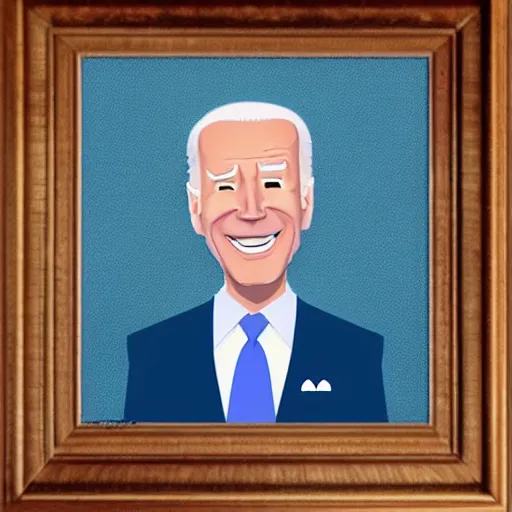 Image similar to joe biden charicature by disney pixar