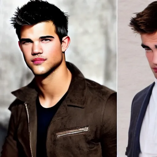 Image similar to taylor lautner mixed with robert pattinson