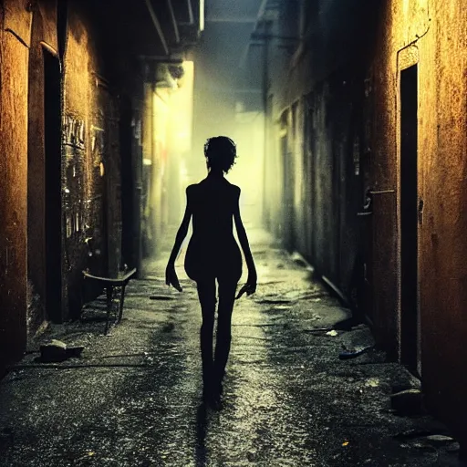 Prompt: skinny emaciated starving kitten in a dark dank alleyway, dramatic lighting, cinematic, establishing shot, extremely high detail, foto realistic, cinematic lighting, post processed, concept art, high details, cinematic, 8k resolution, beautiful detailed, photorealistic, digital painting, artstation, concept art, smooth, sharp focus, artstation trending, octane render, unreal engine