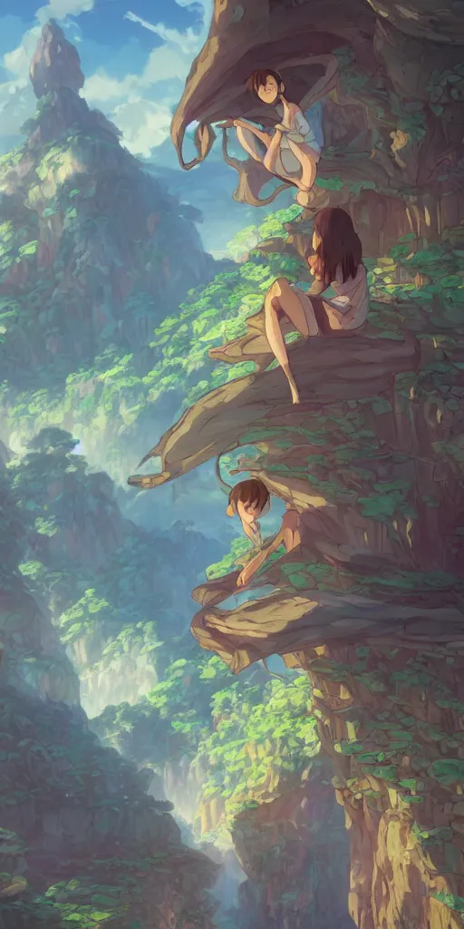 Prompt: i've been trying to call, style of studio ghibli, makoto shinkai, raphael lacoste, louis comfort tiffany, artgerm, james jean, ross tran, animation style, hd, ultra wide angle