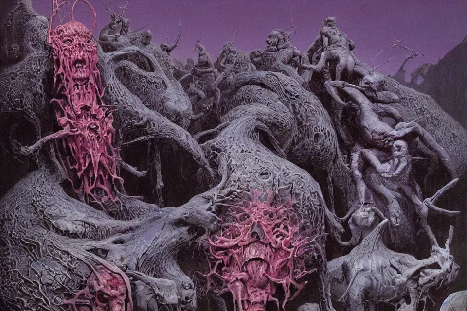 Prompt: the real world, wayne barlowe.