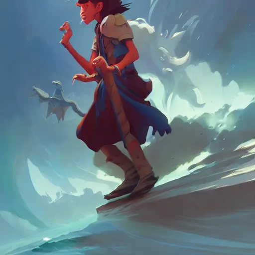 Image similar to hero world wizard of the coast, behance hd by jesper ejsing, by rhads, makoto shinkai and lois van baarle, ilya kuvshinov, rossdraws global illumination