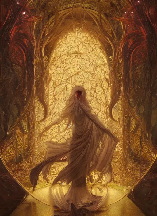 Image similar to album art divine marebloom spell, physically accurate, moody dynamic lighting, very very intricate, very very elegant, highly detailed, digital painting, artstation, HR GIGER, Hieronymus Bosch, Francis Bacon, concept art, smooth, very beautiful, sharp focus, illustration, art by artgerm and greg rutkowski and alphonse mucha